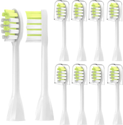 Set of R.E.D. Shopping electric toothbrush replacement heads with soft bristles for adults, available in 4, 6, or 8 pack