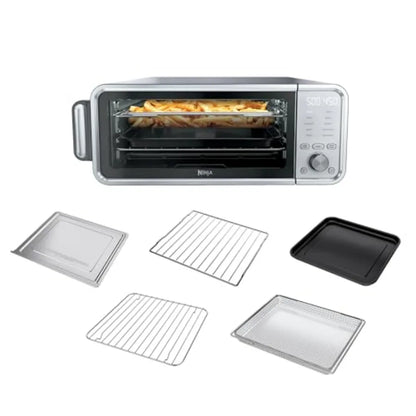 10-in-1 Digital Air Fry Oven – Extra Large Capacity, Flip-Up Design, Stainless Steel, Precise Temperature Control