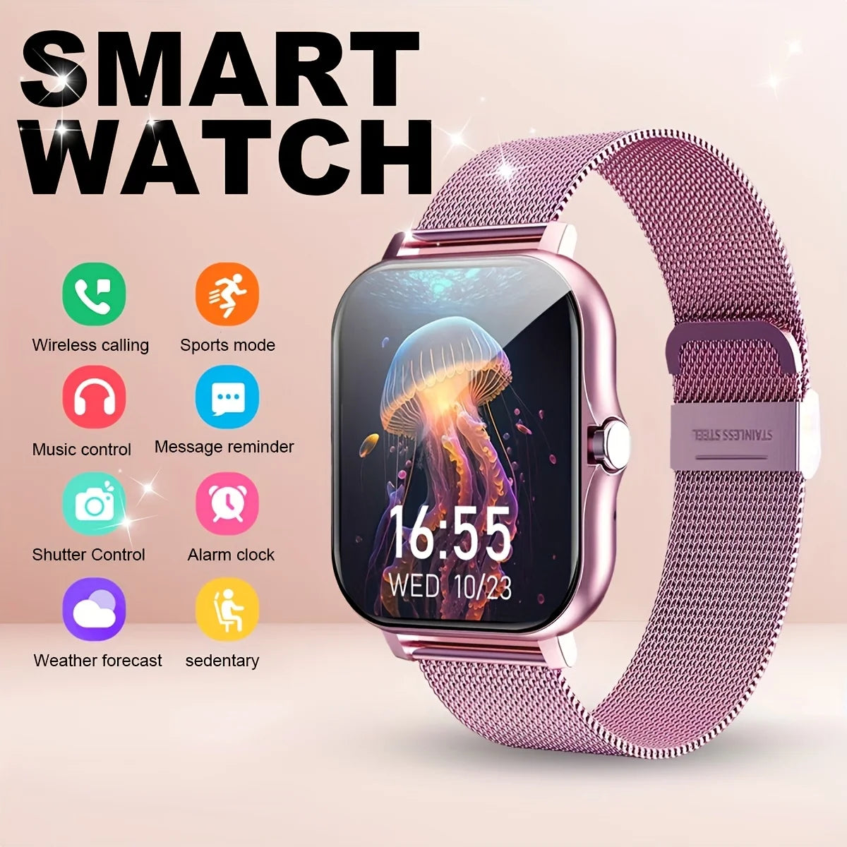 Smart Watch 2025 - 1.83" Display, Bluetooth Calling & Fitness Tracker for Men & Women