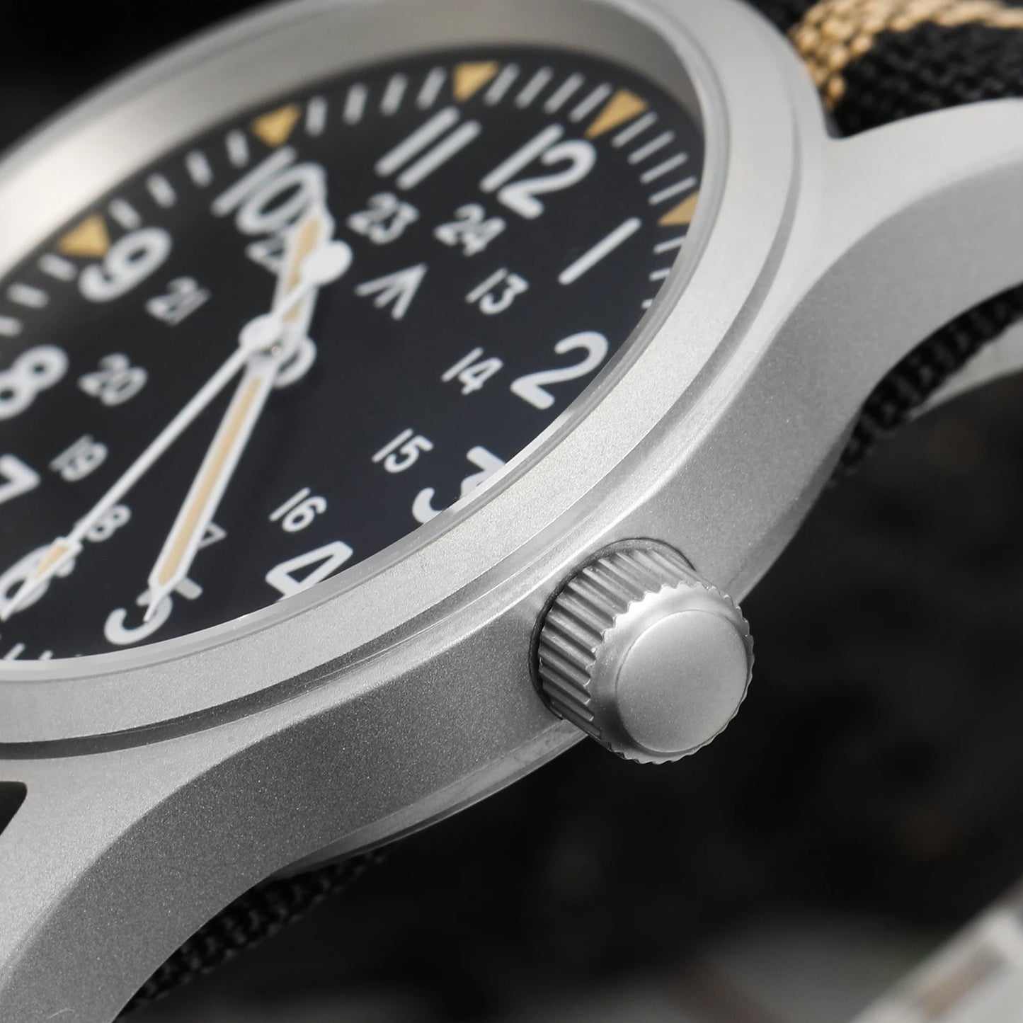 Militado ML05 Field Watch – 38mm, VH31 Sweep Quartz, Sapphire Crystal, 100M, Screw-Down Crown