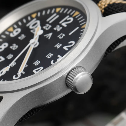 Militado ML05 Field Watch – 38mm, VH31 Sweep Quartz, Sapphire Crystal, 100M, Screw-Down Crown