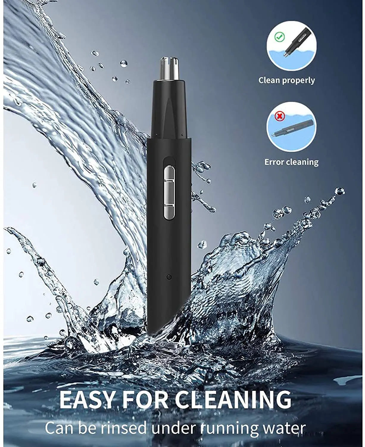 Xiaomi Mijia 3-in-1 Nose & Ear Hair Trimmer | Painless | Sideburns & Eyebrows | Rechargeable