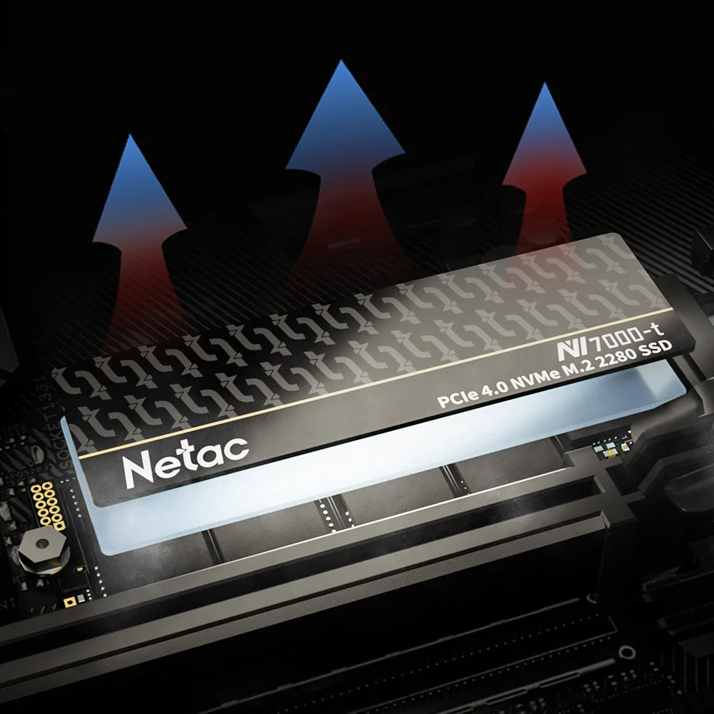 Netac NVMe SSD M.2 2280 PCIe 4.0 | 7400MB/s | 1TB / 2TB / 4TB | For PS5, Laptop & PC