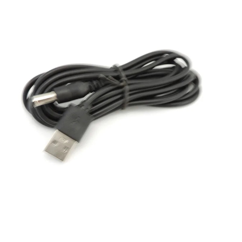 USB 2.0 Male A to DC 5.5mm x 2.1mm Plug Jack DC Power Cord Socket Connector 5V Cable Line 5.5mm*2.1mm 1