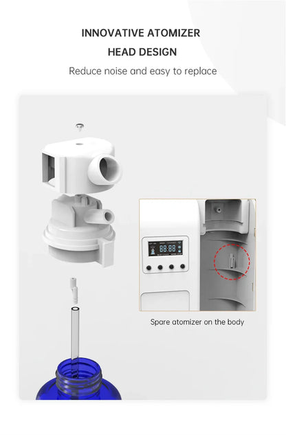 Smart Waterless Scent Diffuser – Air Freshener for Home & Hotel, Room Fragrance Machine