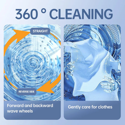 Mi Portable Mini Washing Machine 1.5L — Wireless Underwear & Socks Cleaner, LED Laundry Bucket