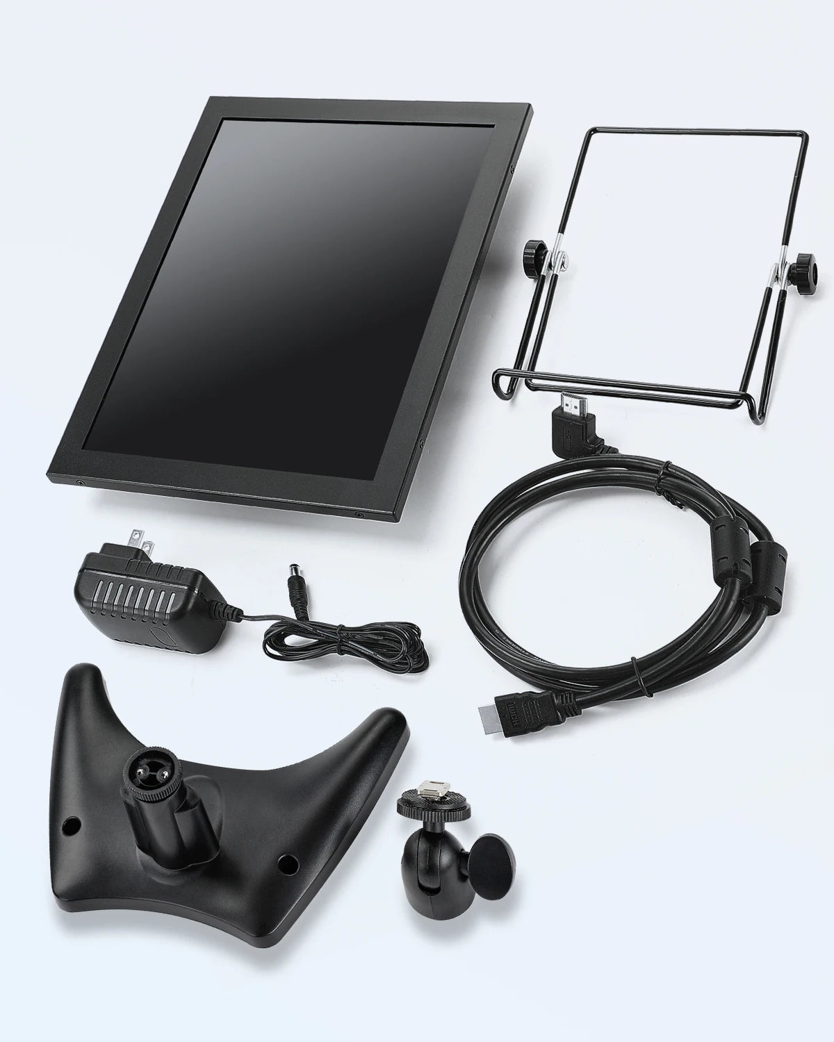 EYOYO 12" 2K QHD Monitor | 2560x1440 IPS | HDR400 | HDMI VGA | Built-in Speaker | Laptop PS4 Xbox