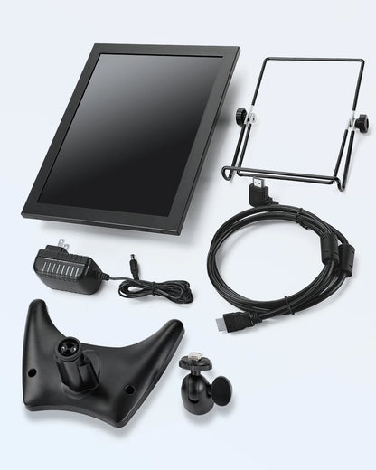 EYOYO 12" 2K QHD Monitor | 2560x1440 IPS | HDR400 | HDMI VGA | Built-in Speaker | Laptop PS4 Xbox