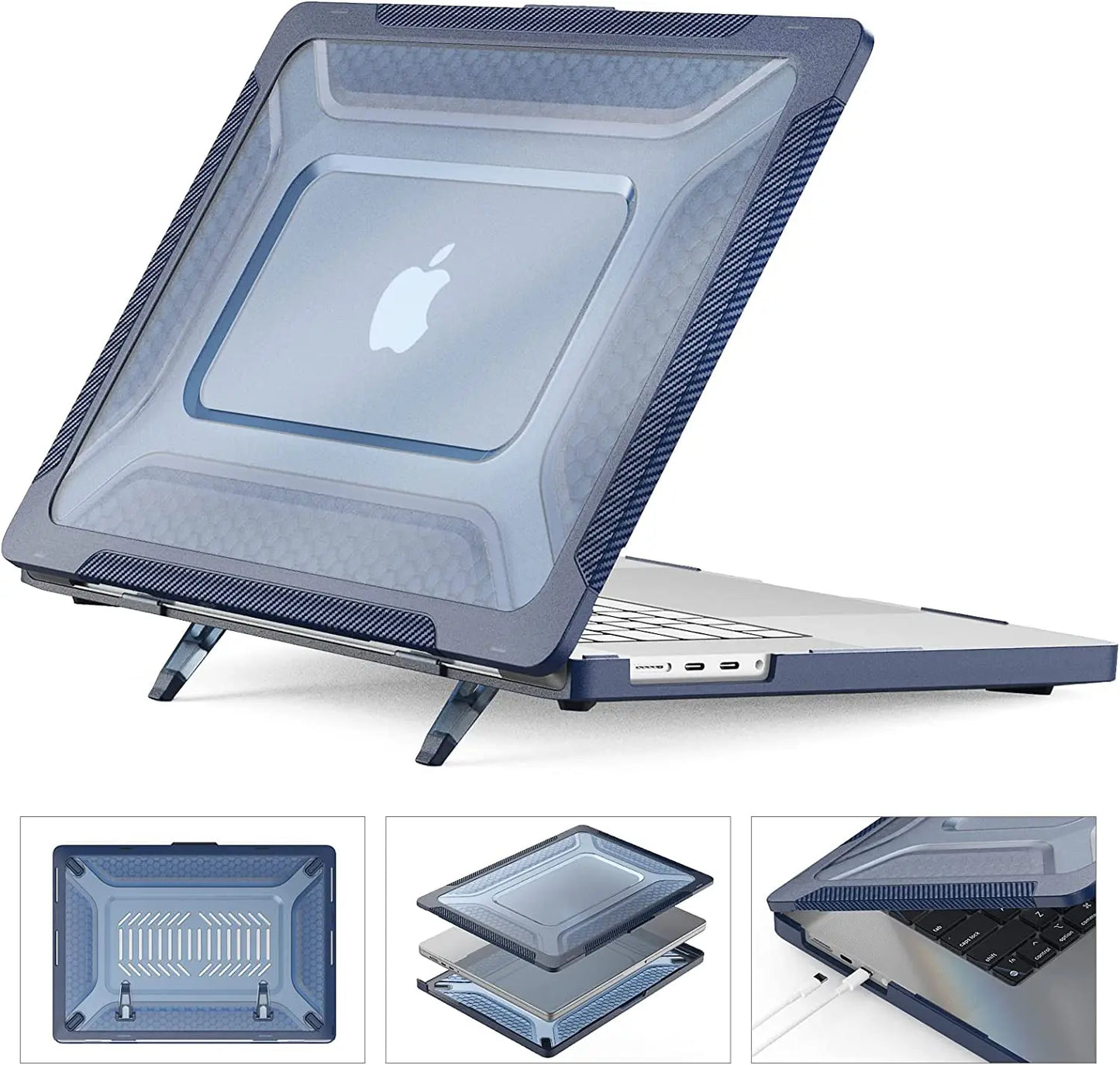 MacBook Hard Shell Case — Air 15/13 M3 2024, Pro 14/16 M3 2023, Air/Pro 13 M1/M2