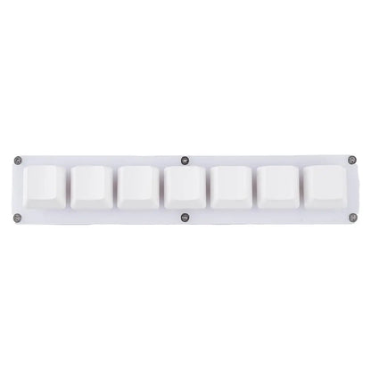 Mini 7-Key Programmable Macro Mechanical Keyboard – USB Wired DIY Macropad for Gaming & Work