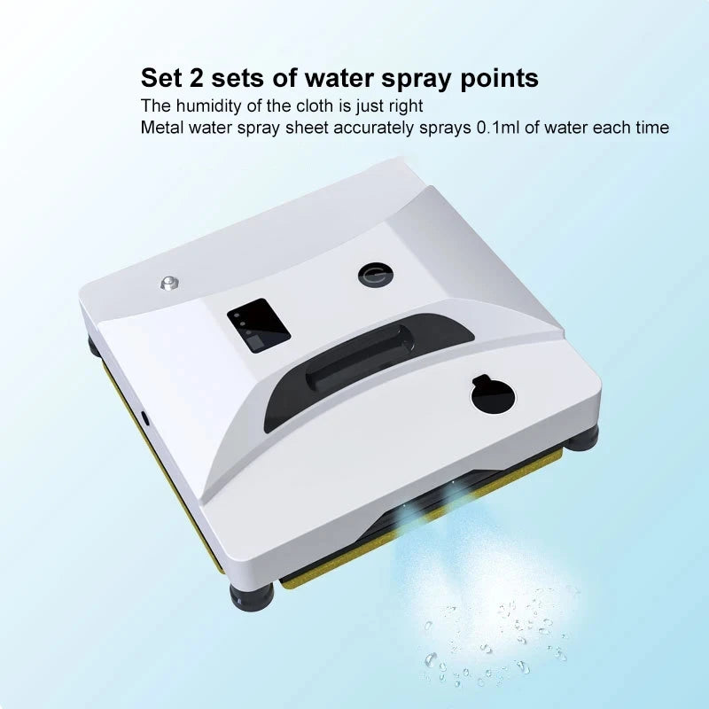 2024 Intelligent Window Cleaning Robot – Auto Water Spray, Remote Control