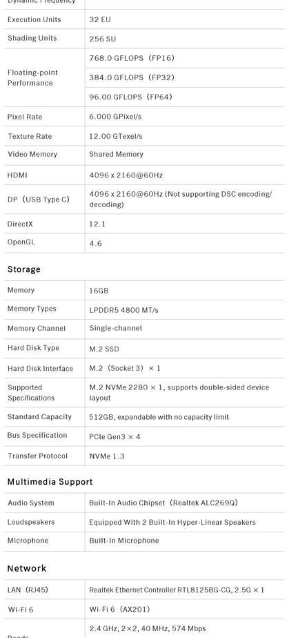 GPD MicroPC 2 – 7" Mini Laptop, Intel i3-N300, 16GB DDR5, 512GB SSD, Touch Screen, Windows 11