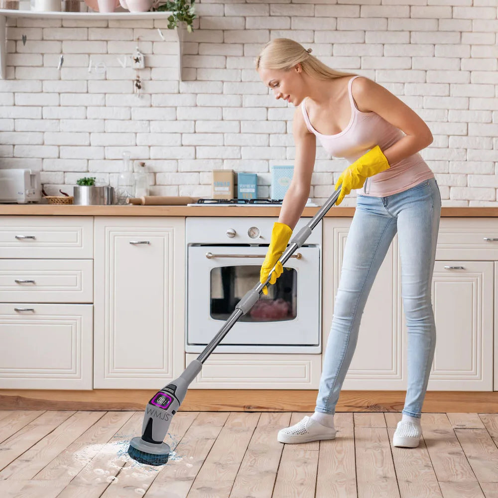 10-in-1 Electric Cleaning Brush | Multifunctional | Bathroom & Toilet | Voice Announcement