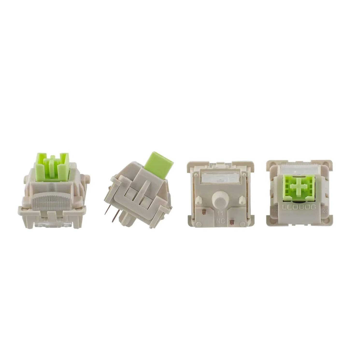 LEOBOG Reaper RGB Mechanical Keyboard Switches – 5-Pin, 45g Linear, Hot Swap, Factory Lubed