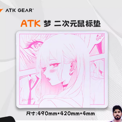 ATK Kong Xsoft Esports Mouse Pad – PORON Base, Anti-Slip, for 60–80% Keyboards