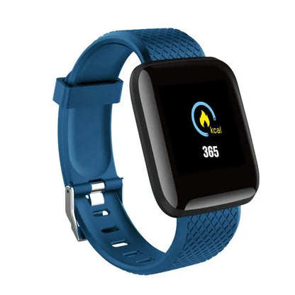 R.E.D. Shopping Y68/D20 smartwatch showing digital display with fitness tracking, sleep monitor, and music control features.