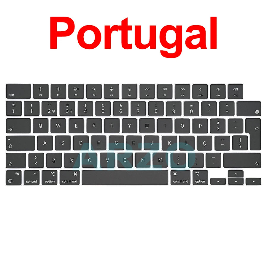 MacBook Pro Air Keycap Replacement Set M1 M2 M3 — 13" 14" 16" Keyboard Repair (A2442 A2485 A2779 A2780 A2681 A2941)