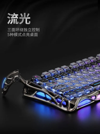 GravaStar K1 Wireless Gaming Keyboard | Tri-Mode BT/2.4GHz/USB | Long Battery | Custom Mechanical | RGB