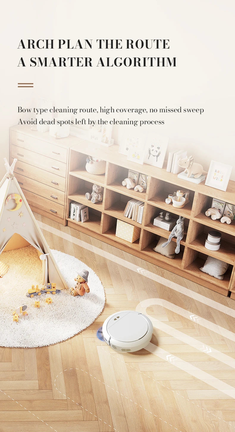 3-in-1 Intelligent Robot Vacuum Cleaner – Sweep, Mop & APP Control
