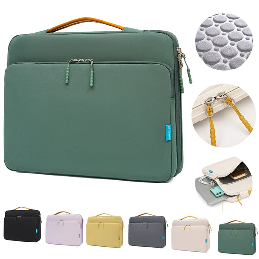 Waterproof Laptop Sleeve Bag 13.3"–15.6" — Portable Travel Carrying Case for MacBook Air/Pro