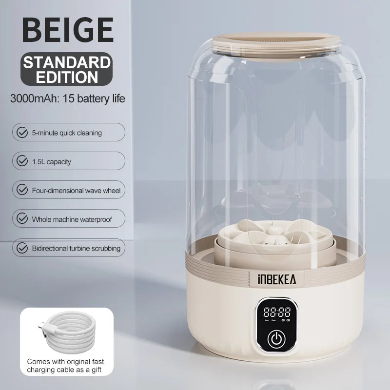 1.5L Portable Mini Washing Machine