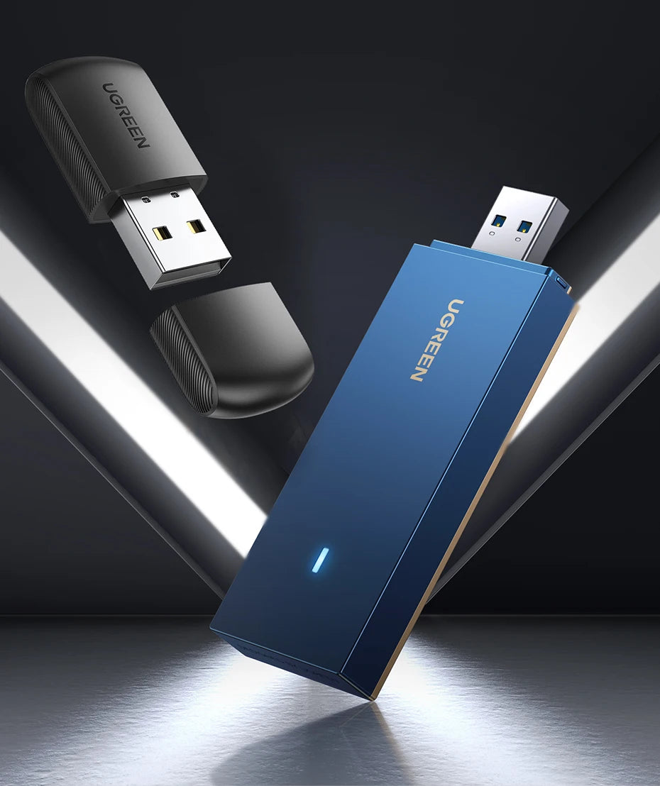 UGREEN USB WiFi Adapter | AX900 / AX1800 / AXE5400 | WiFi 6/6E | Dual Band 2.4GHz & 5GHz