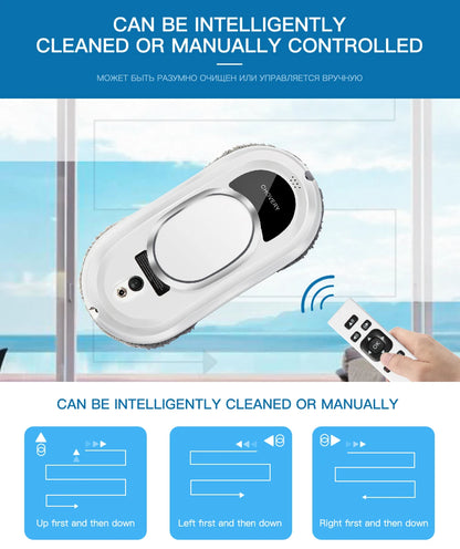 CHOVERY Robot Window Cleaner – Smart Home Glass Cleaning Robot with Remote Control