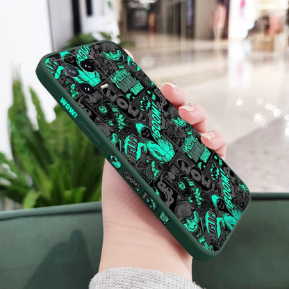 Blackened Clown Silicone Phone Case for Xiaomi Mi 11/12/13/14/15/17 Series