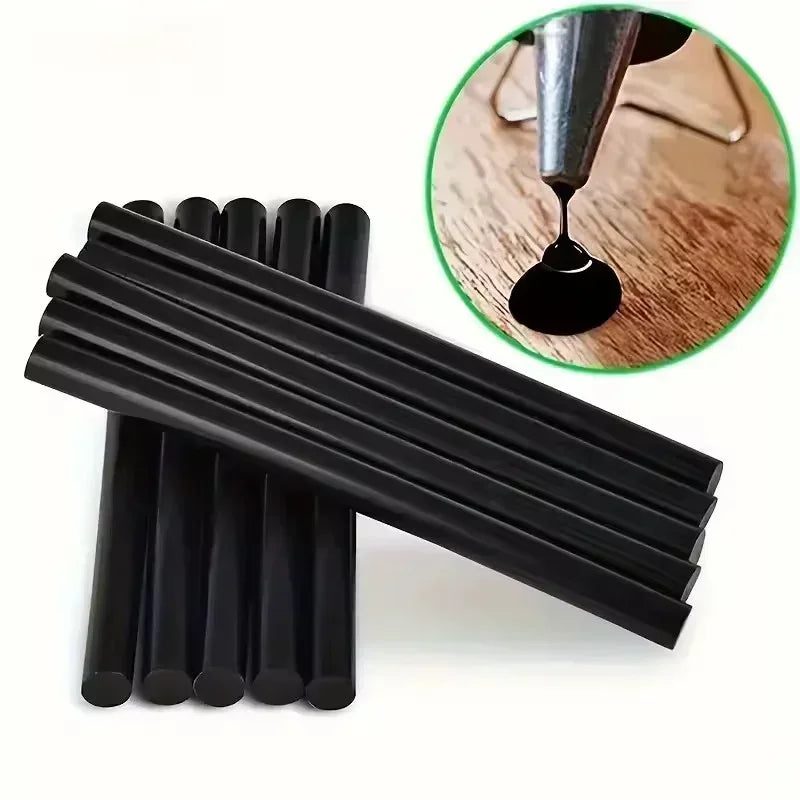 Black Hot Melt Glue Sticks – EVA Adhesive for Car Dent Repair, DIY & Crafts