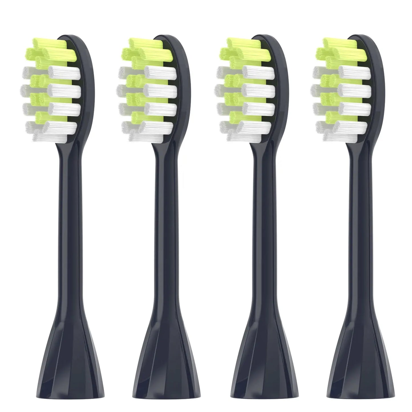 Set of R.E.D. Shopping electric toothbrush replacement heads with soft bristles for adults, available in packs of 4, 6, or 8.