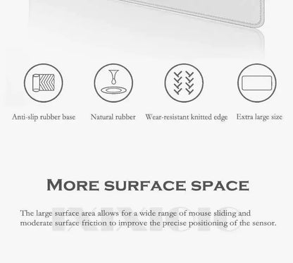TWTOWO Custom Playmat & Mouse Pad – Non-Slip Natural Rubber, 600x300 to 1000x500mm, DIY Design