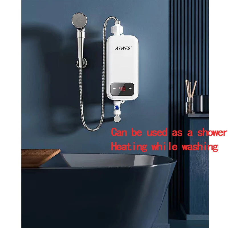 ATWFS Instant Electric Water Heater | Tankless | EU/Spain/Poland Plug