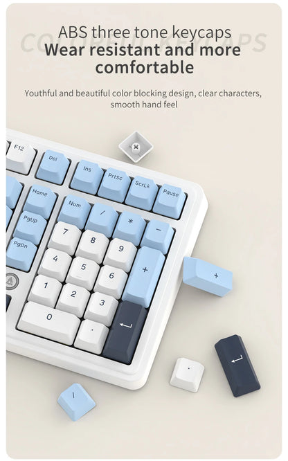 AJAZZ AK980 Mechanical Keyboard – 98-Key, Wired, Hot-Swap, Gasket Mount, RGB, CE/RoHS