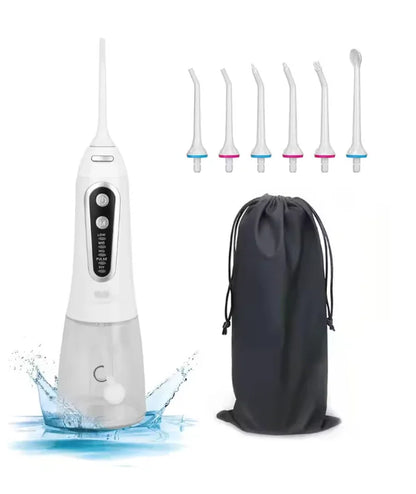 Electric Sonic Toothbrush USB Rechargeable | Waterproof | Travel Set with Replacement Heads