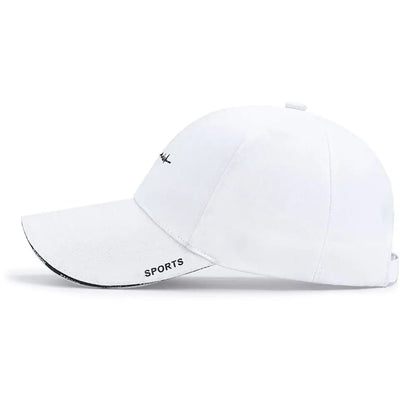 Cotton solid color baseball cap by R.E.D. Shopping, adjustable summer sunscreen hat for women, provides sun protection.