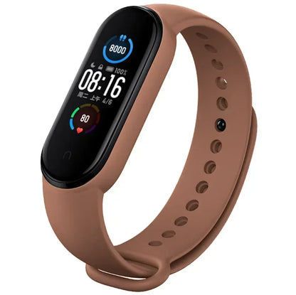 Silicone Watch Strap for Xiaomi Mi Band 3 4 5 6 7 | 24 Colors
