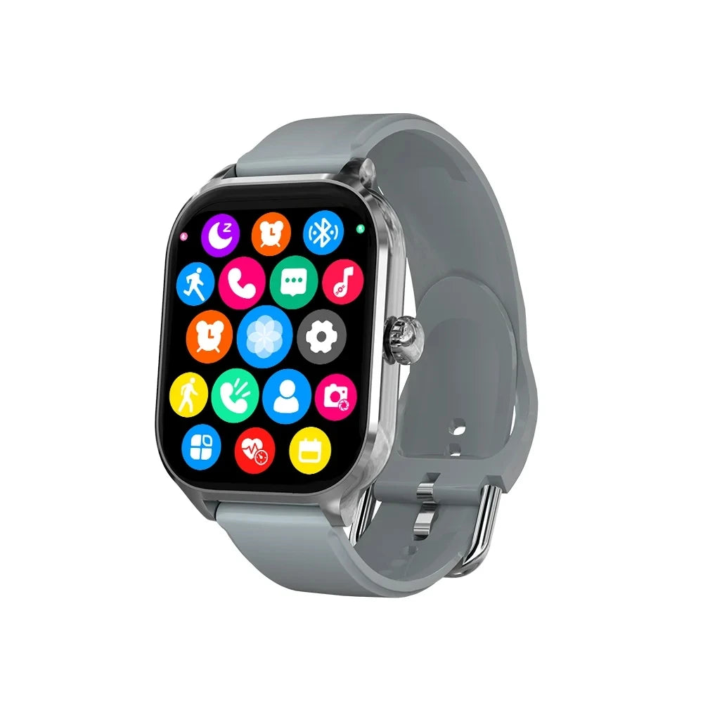 R.E.D. Shopping Smart Watch 2026 with 2.01-inch HD full touch screen, Bluetooth calling, and sports fitness tracking features.