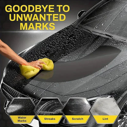 PVA Premium Car Wash Towel | Ultra Absorbent Quick-Dry Deerskin Cloth, Scratch-Free & Reusable