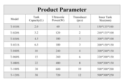 Industrial Ultrasonic Cleaner 2L–30L – Metal, DPF & Engine Parts Degreaser, EU/UK/US/AU Plug