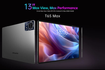Teclast T65 Max – 13" FHD 4G LTE Tablet, MediaTek G99, 8GB+256GB, 10000mAh, Android 14, Widevine L1