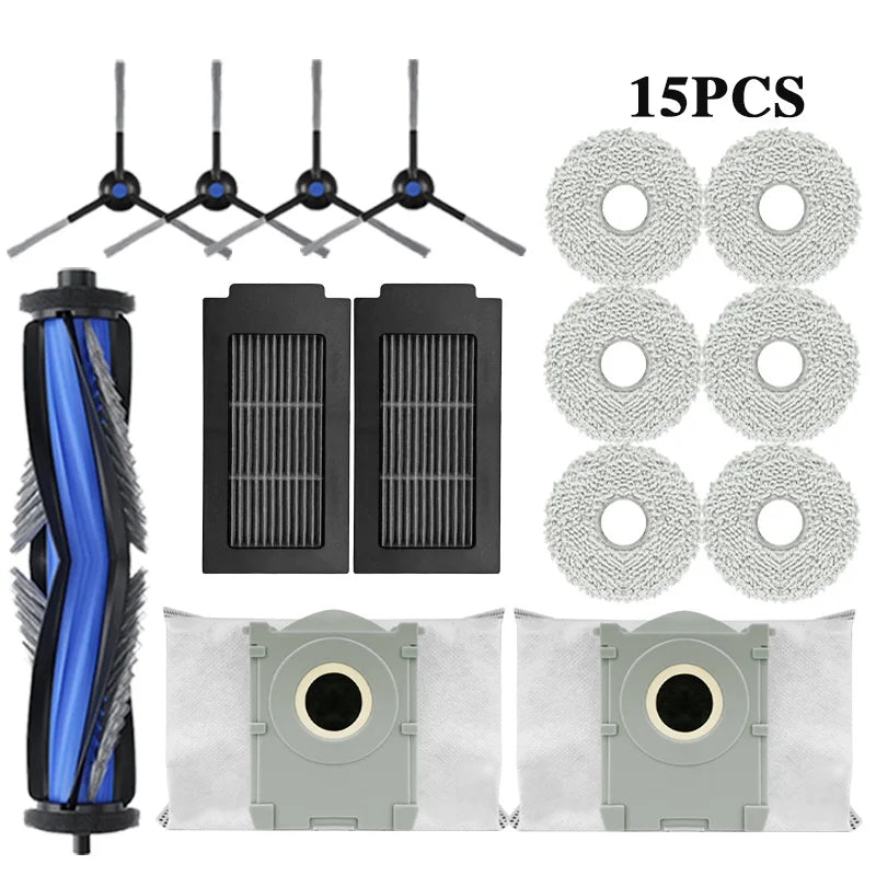 ECOVACS T50 PRO OMNI / T50 OMNI Robot Vacuum Spare Parts – Brush, Filter, Mop & Dust Bag
