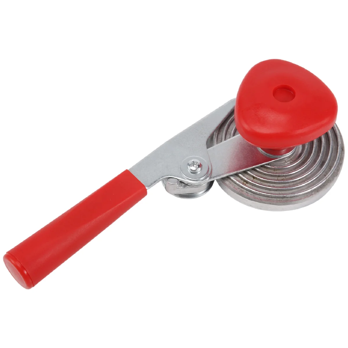 R.E.D. Shopping manual can sealer crimping device for sealing glass jars, with handle and sealing wheel for home kitchen use.