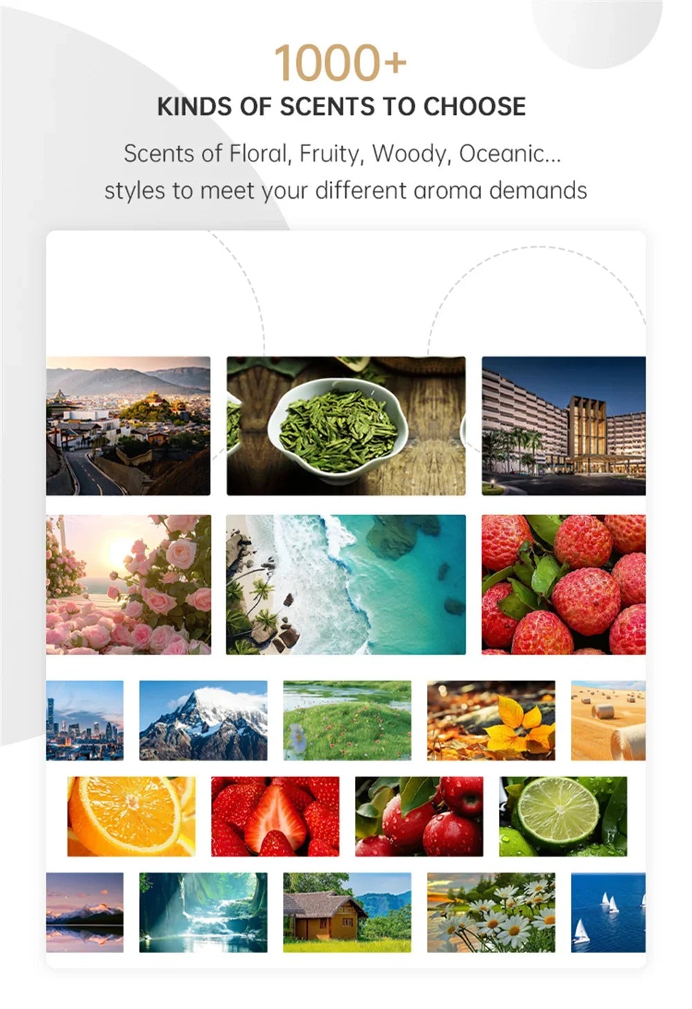 Smart Waterless Scent Diffuser – Air Freshener for Home & Hotel, Room Fragrance Machine