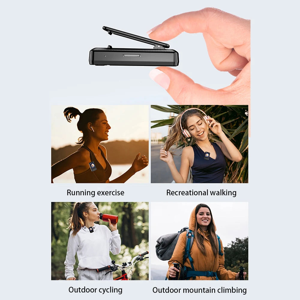 Portable Bluetooth 5.2 MP3/MP4 Music Player – 1.8" Screen, FM Radio, E-Book, Recorder, Clip Sport Walkman