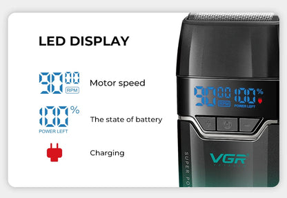 VGR Professional Hair Clipper | V-003 V-906 V-308 | Metal Body | Barber & Beard Trimmer