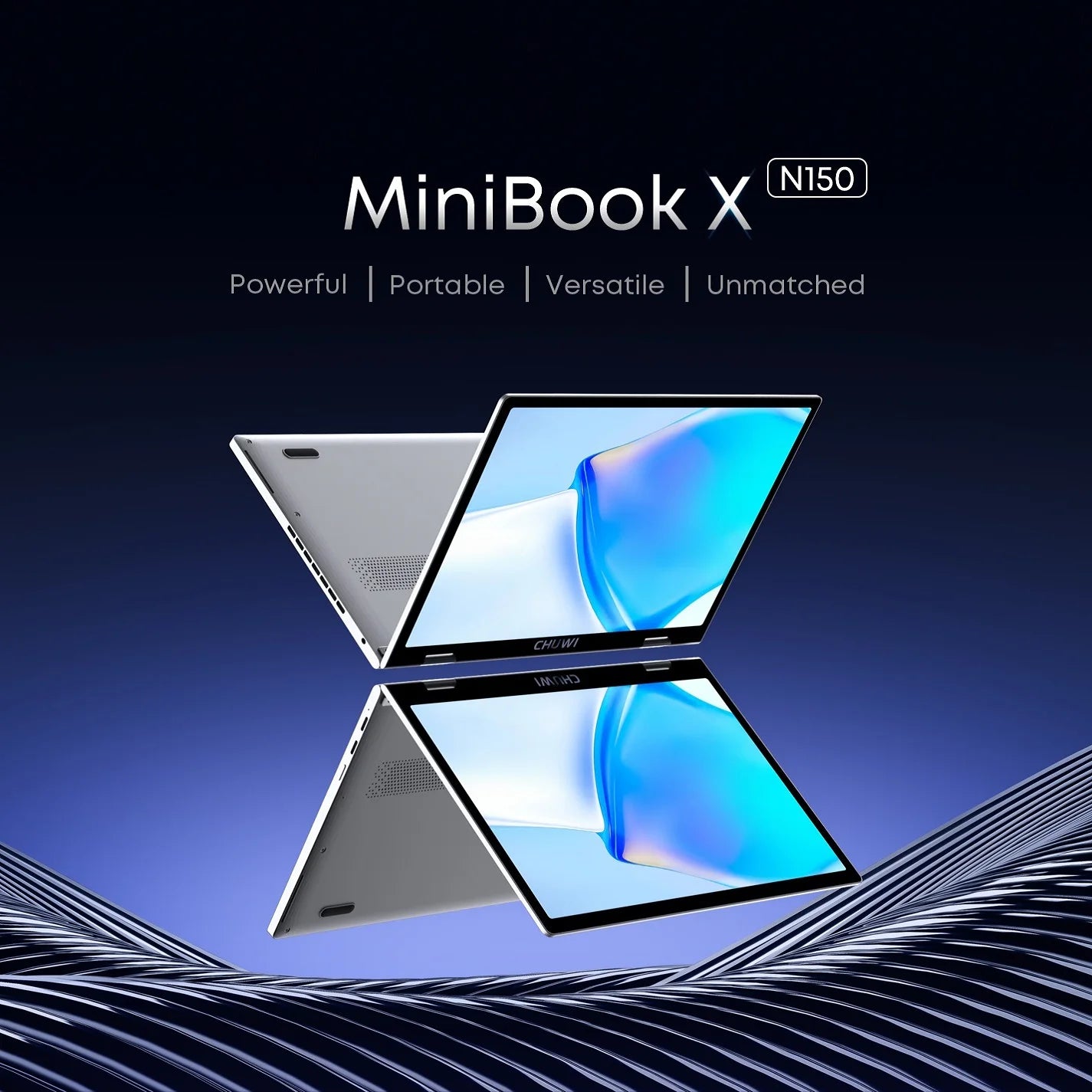CHUWI MiniBook X 2-in-1 Laptop Tablet – 10.51" FHD Touch, Intel N150/N100, 12/16GB LPDDR5, 512GB SSD, Win 11