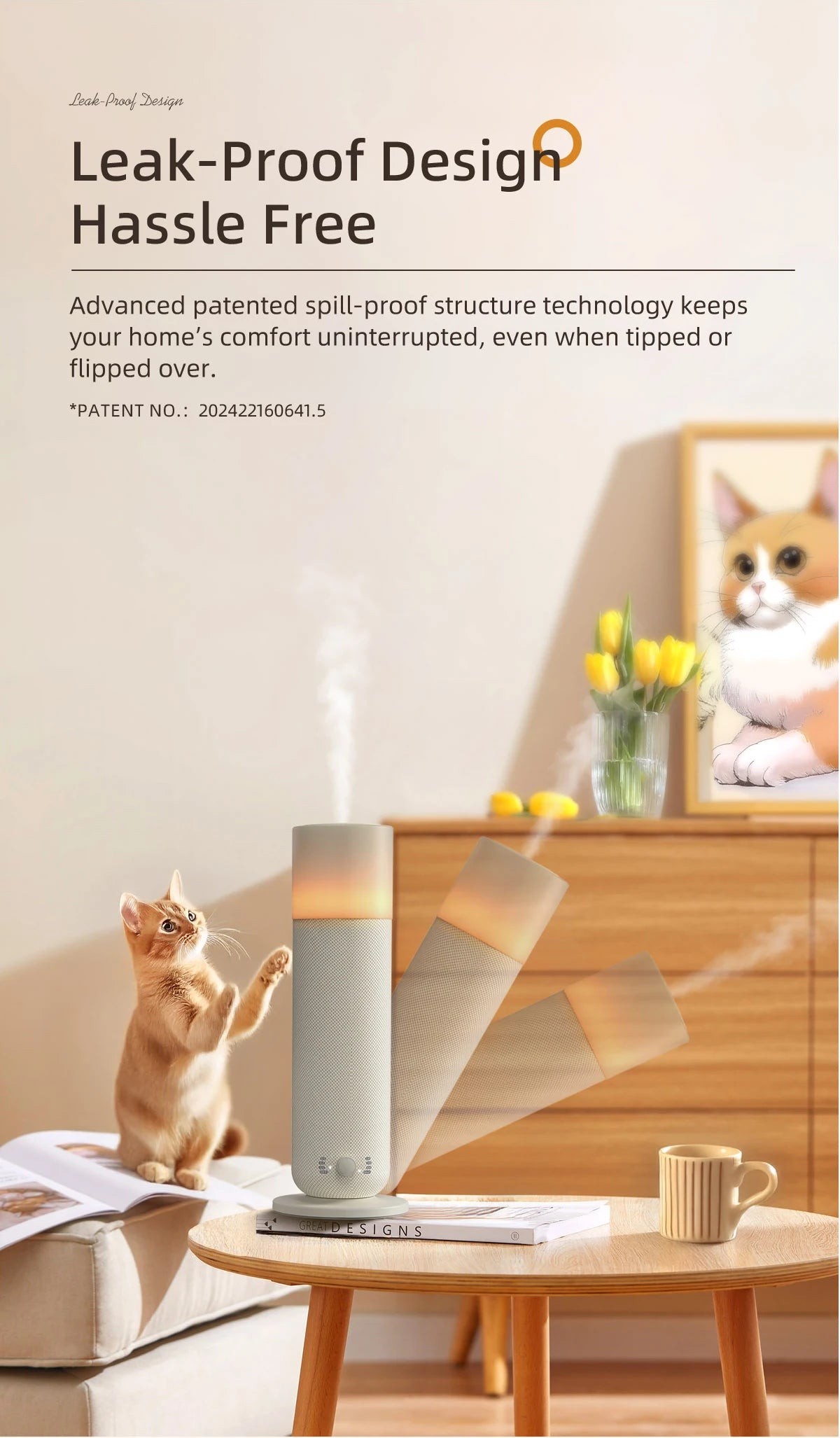 NAMSTE 120ml Tower Scent Diffuser | Bluetooth Control | Electric Fragrance Machine | Home & Hotel | EU Plug