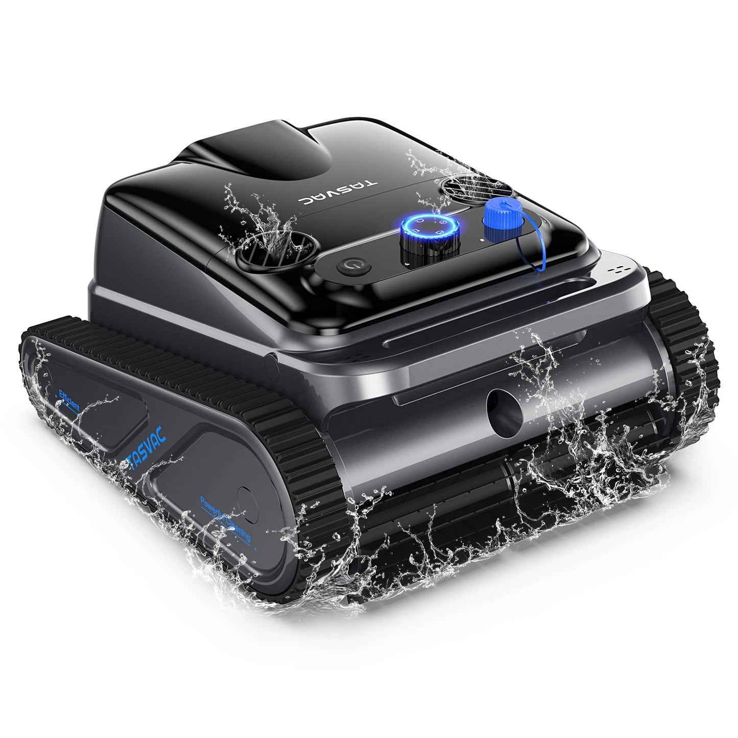 Cordless Robotic Pool Cleaner | 4 Motors, Wall & Waterline Cleaning, 300min Battery, Inground Pools