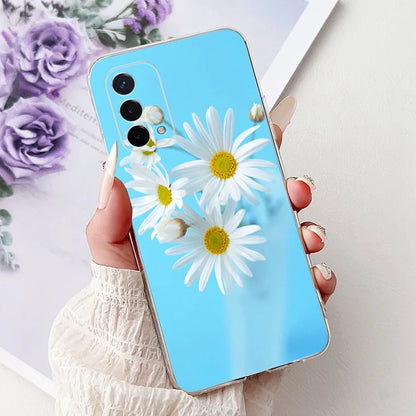 Luxury Painted Soft Silicone Case for Oppo A74 5G – Shockproof Back Cover
