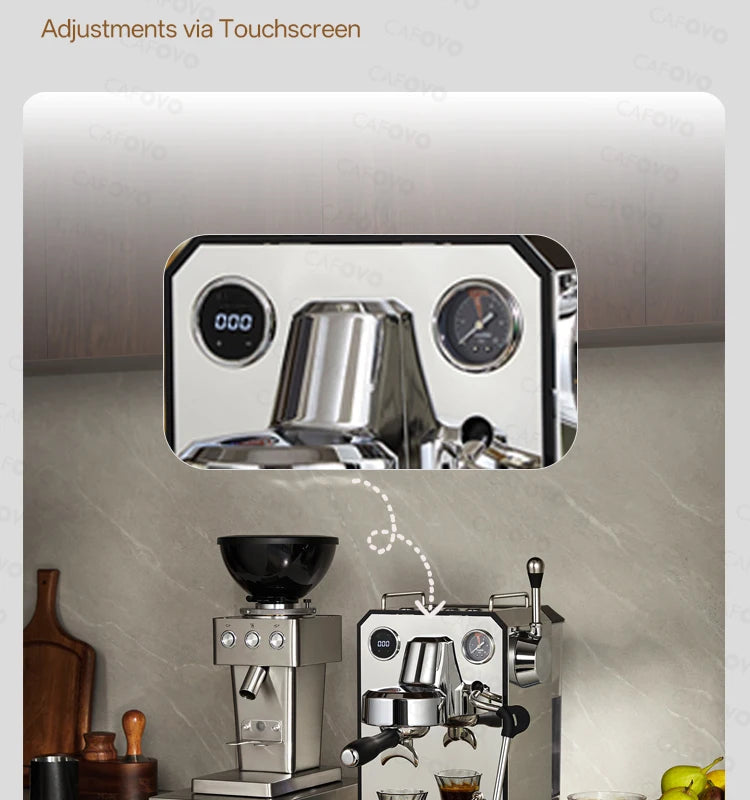 CAFOVO G3006 Espresso Machine – 15 Bar Home Coffee Maker 220V